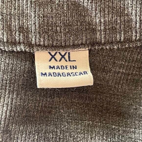 Rowm Charcoal Gray Fine Wale Corduroy Button Down Shirt Mens Size XXL - Picture 7 of 9